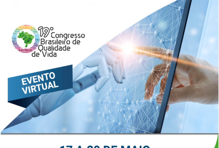 Banner evento virtual 19 Congresso Brasileiro de Qualidade de Vida
