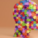 imagem de cabeça representando neurodiversidade