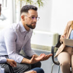 Lider falando com a equipe