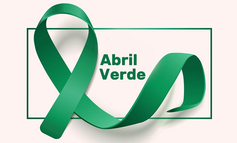 Laço abril verde